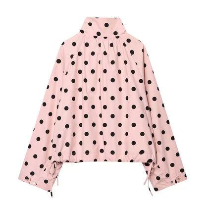 Nymera Veste Rose à Pois