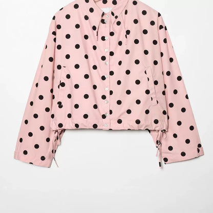Nymera Veste Rose à Pois