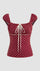 Nymera Tri-Color Polka Tie Top