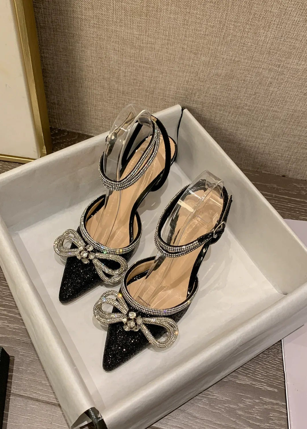Nymera Rhinestone Heels