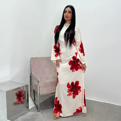 Flower Modest Dress
