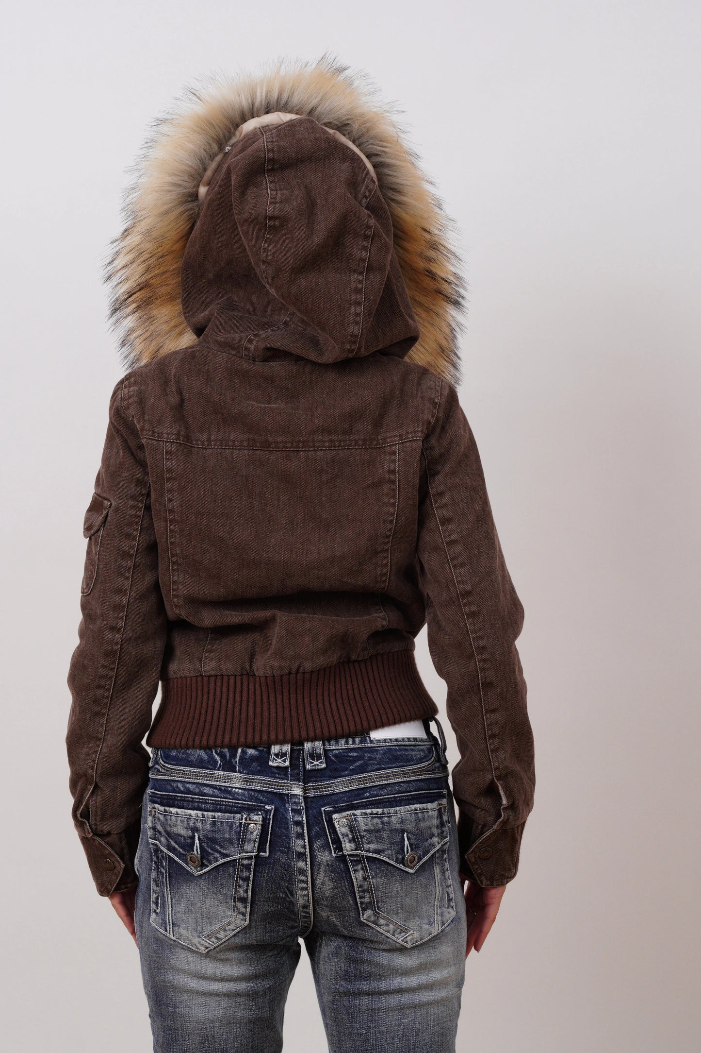 Nymera 2000s Jacket With Fur Collar