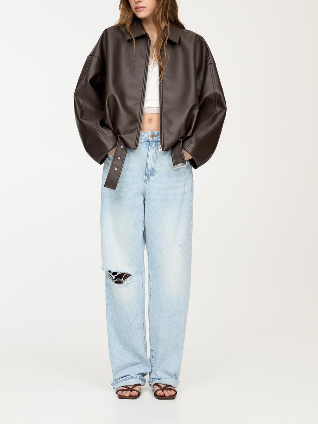 Nymera leather jacket