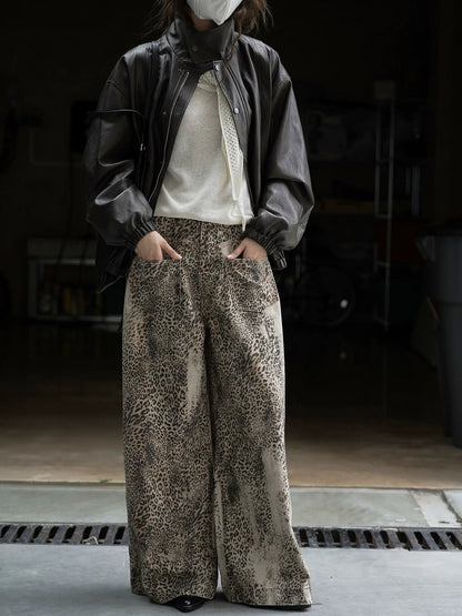 Nymera Leopard Jean