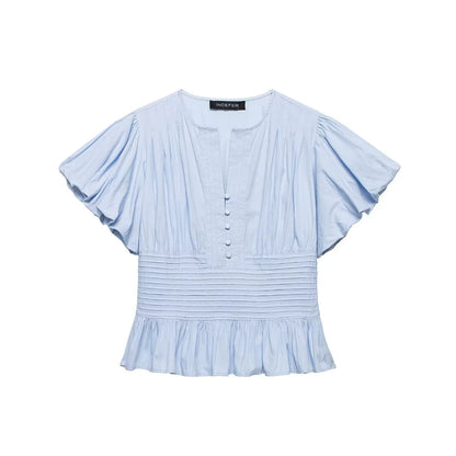 Nymera Sky Blue Top